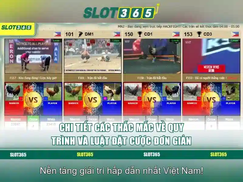 Các trò chơi nổ hũ đa dạng tại sảnh Slot365