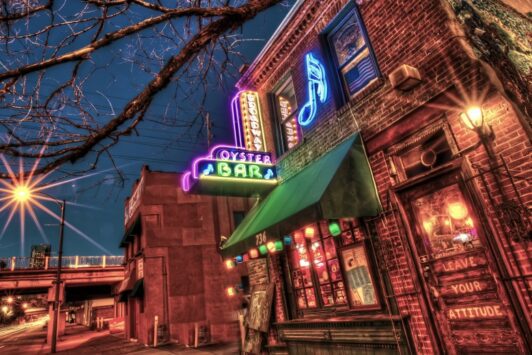 Broadway Oyster Bar offers live music from local and national acts seven nights a week.