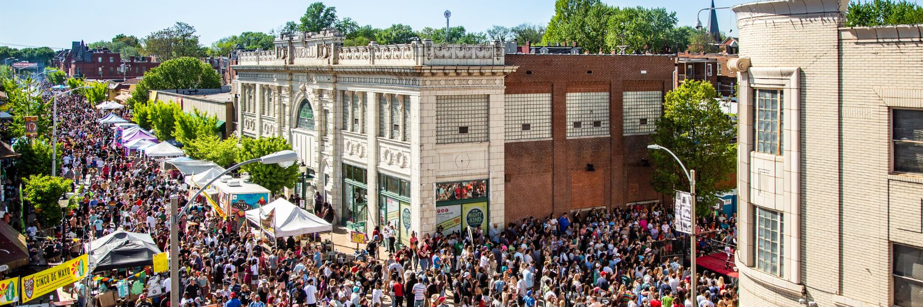 Cinco de Mayo celebrations draw residents and visitors alike to Cherokee Street in St. Louis.