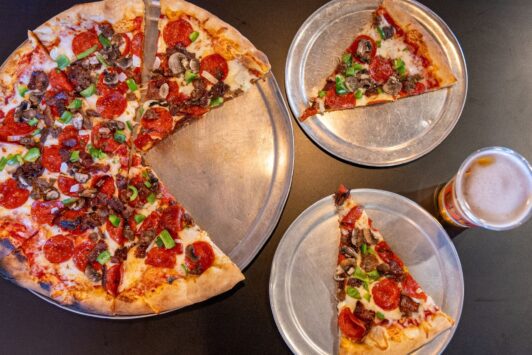 In Soulard, Epic Pizza & Subs serves hot pizza and cold beer.