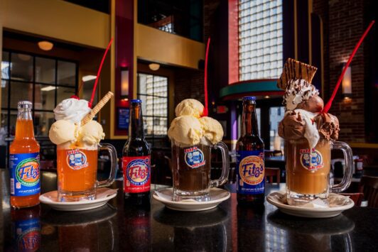 The gigantic ice cream floats at Fitz's put the St Louis restaurant on the map.