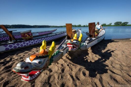 The Gateway Dragon Boat Festival returns to Creve Coeur Lake in St. Louis.