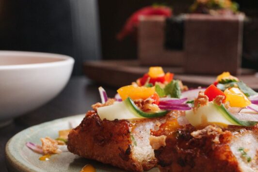 Dishes at Indo such as the shrimp toast exemplify the flavors of St. Louis.
