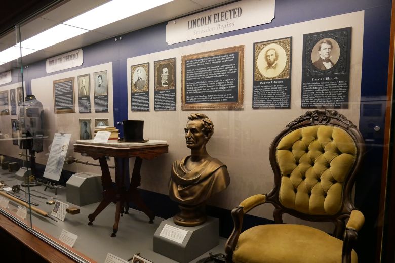 The Missouri Civil War Museum has an exhibition about the 1860 election.