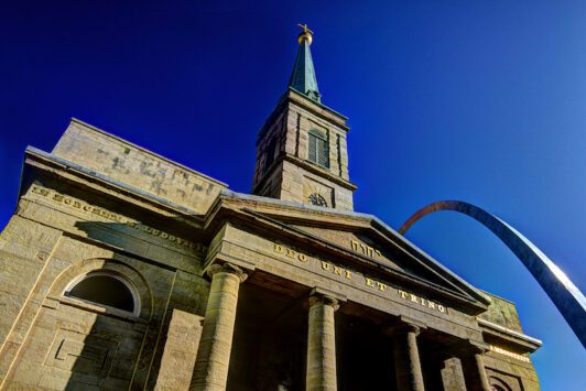 The Old Cathedral known officially as the Basilica of St. Louis the King