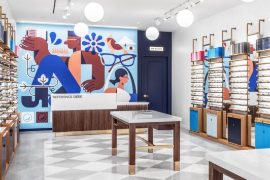 Warby Parker sells prescription glasses, contact lenses and sunglasses in the Central West End.